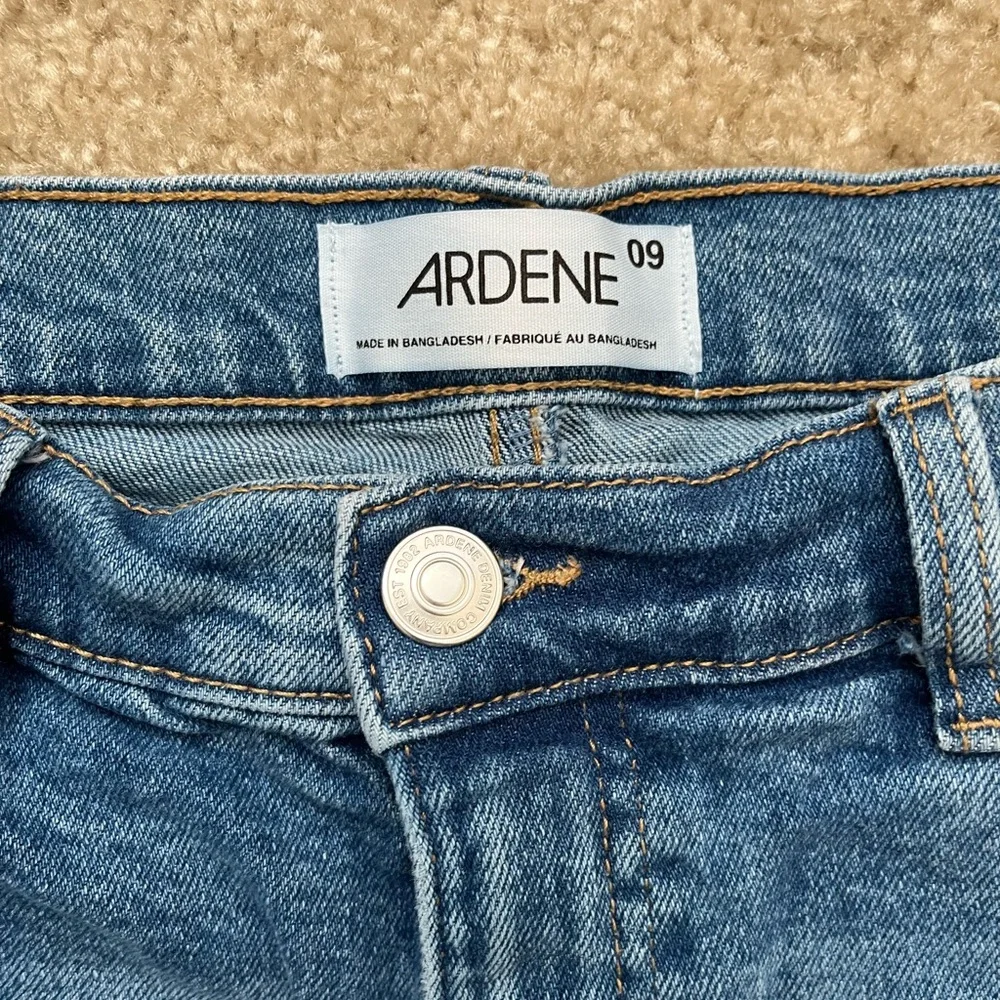 Ardene High Rise Stretch Denim Shorts Size 9